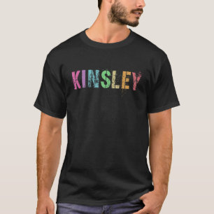 Vintager Vorname KINSLEY Girl Rock Star Schwester T-Shirt