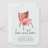 Vintager Vorsitz| Party Einladung zur Erwärmung de (Vorderseite)