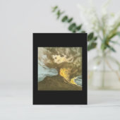 Vintager Vulkan Postkarte (Stehend Vorderseite)