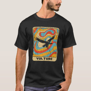 Vintager Vulkanvogel von Greifvogel der Vogelbeoba T-Shirt