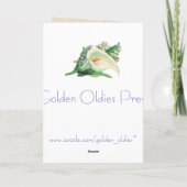 Vintager Wächter Angel und Kinder Karte (Rückseite)