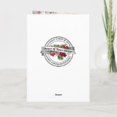 Vintager Wächter Engel Children Roses Karte (Rückseite)