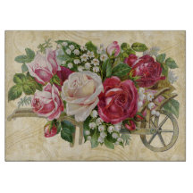 Vintager Wagen der Rosen