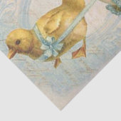 Vintager Wagen voll von Ostern-Küken Seidenpapier (Ausschnitt)