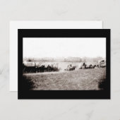 Vintager Wagenzug Postkarte (Vorne/Hinten)