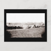 Vintager Wagenzug Postkarte (Vorderseite)