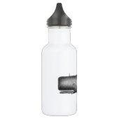 Vintager Wal Edelstahlflasche (Links)