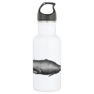 Vintager Wal Edelstahlflasche