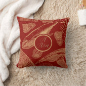 Vintager Wal, Kinderzimmer, Rot Kissen (Decke)