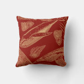 Vintager Wal, Kinderzimmer, Rot Kissen (Rückseite)