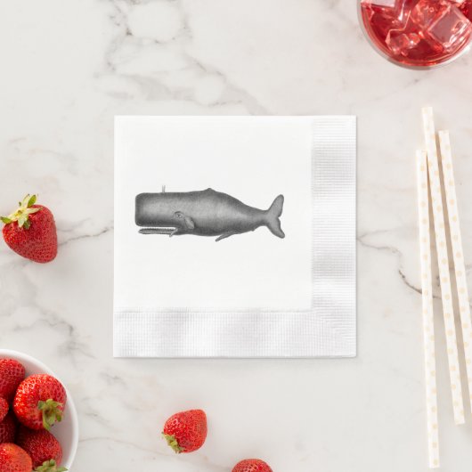 Vintager Wal Serviette (Beispiel)