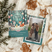 Vintager Wald Feiertagskarte