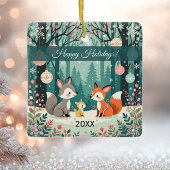 Vintager Wald Keramikornament