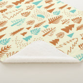 Vintager Wald: Zeitloses natürliches Muster. Sherpadecke (3/4)