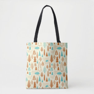 Vintager Wald: Zeitloses natürliches Muster. Tasche