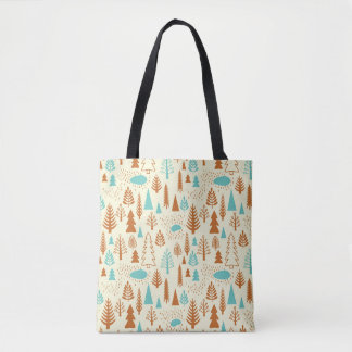 Vintager Wald: Zeitloses natürliches Muster. Tasche