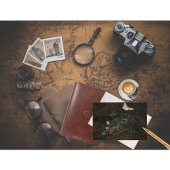 Vintager Waldboden Stillleben Karte