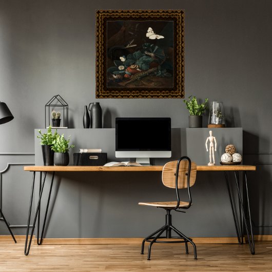 Vintager Waldboden Stillleben Poster