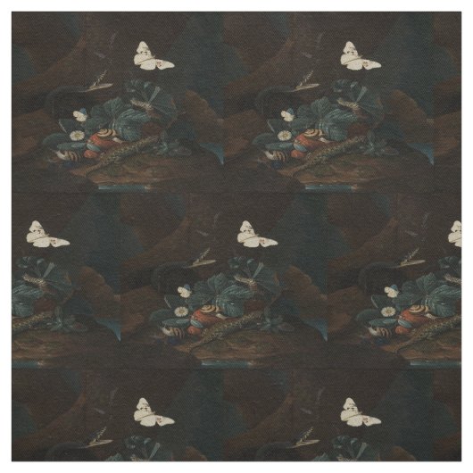 Vintager Waldboden Stillleben Stoff (Muster)