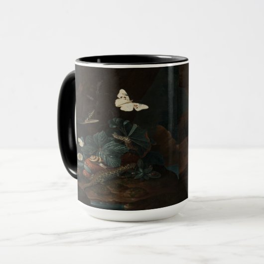 Vintager Waldboden Stillleben Tasse (Vorderseite Links)