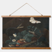 Vintager Waldboden Stillleben Wandteppich Mit Holzrahmen (Vorne)