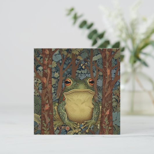 Vintager Waldfrosch (Stehend Vorderseite)