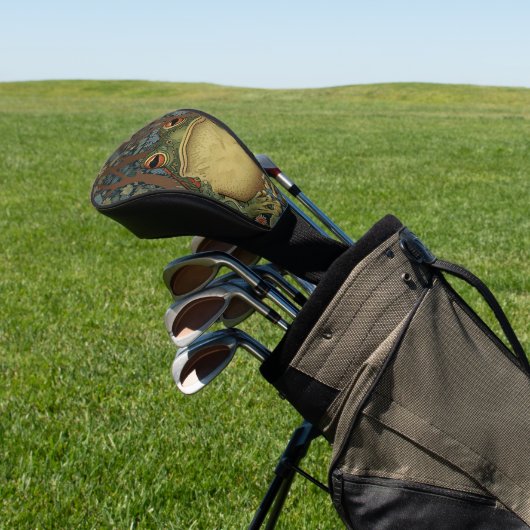 Vintager Waldfrosch Golf Headcover (In SItu)