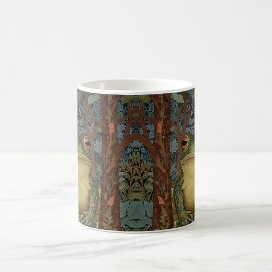 Vintager Waldfrosch Kaffeetasse (Mittel)
