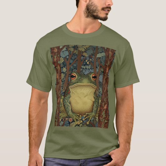 Vintager Waldfrosch T-Shirt (Vorderseite)