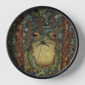 Vintager Waldfrosch Uhr (Vorderseite)