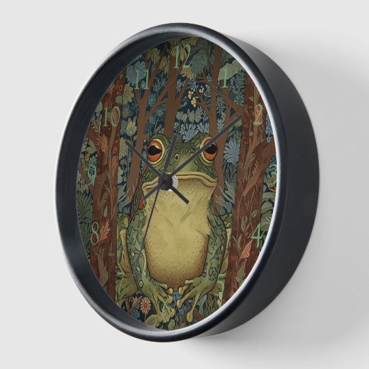 Vintager Waldfrosch Uhr (Winkel)