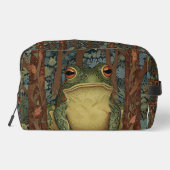 Vintager Waldfrosch Waschbeutel (Rückseite)