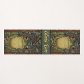 Vintager Waldfrosch Yogamatte (Vorderseite (Horizontal))