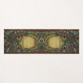 Vintager Waldfrosch Yogamatte (Vorderseite (Horizontal))