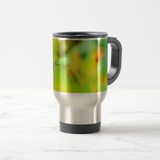 Vintager Waldträumer - Abstrakte Naturerlebnisse Reisebecher (VorderseiteRechts)