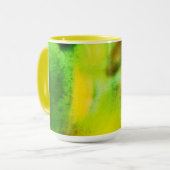 Vintager Waldträumer - Abstrakte Naturerlebnisse Tasse (Vorderseite Links)