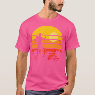 Vintager Wanderberg Klettersteig Im Freien Reitaus T-Shirt