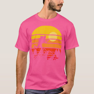 Vintager Wanderberg Klettersteig Im Freien Reitaus T-Shirt