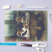 Vintager Warenkorb Seidenpapier (Handwerk)