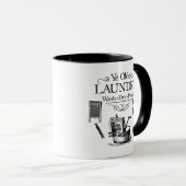 Vintager Waschraum Tasse (VorderseiteRechts)