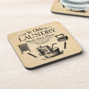 Vintager Waschraum Untersetzer