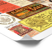 Vintager Waschsalon Poster (Ecke)