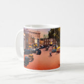 Vintager Washington Square, Newport, Rhode Island Kaffeetasse (Vorderseite Links)