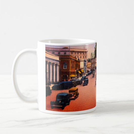 Vintager Washington Square, Newport, Rhode Island Kaffeetasse (Links)