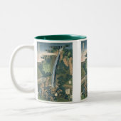 Vintager Wasserfall Japanische Tasse (Links)