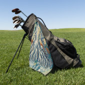 Vintager Wasserfall Kirifuri Golfhandtuch (Gras)