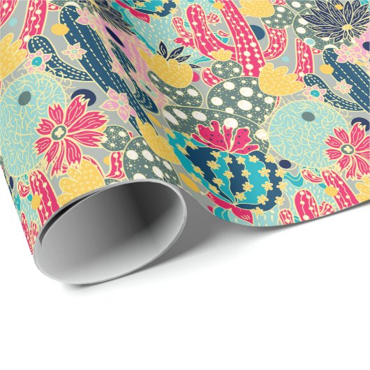 Vintager Wasserfarbenkürbis: Herbstmuster Geschenkpapier (Rolleneckpunkt)