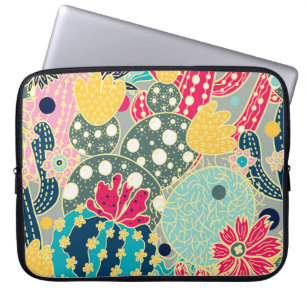 Vintager Wasserfarbenkürbis: Herbstmuster Laptopschutzhülle