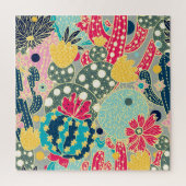 Vintager Wasserfarbenkürbis: Herbstmuster Puzzle (Vertikal)