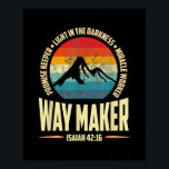 Vintager Waymaker Versprechen wahre Wunderarbeiter Poster<br><div class="desc">Vintage Waymaker versprechen,  Miracle Worker Christlichen Männer Geschenk. Perfektes Geschenk für Ihren Vater,  Mama,  Papa,  Männer,  Frauen,  Freunde und Familienmitglieder am Erntedank Tag,  Weihnachten,  Muttertag,  Vatertag,  4. Juli,  1776 Unabhängiger Tag,  Veteranen Tag,  Halloween,  Patrick's Day</div>